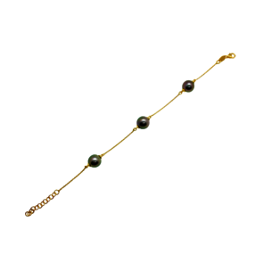 Collection les Merveilles du Pacifiques Bracelet en or avec perles ovales - BROR O1 OJ